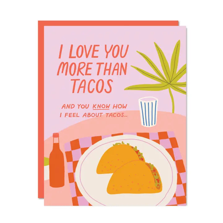 Tacos Valentine Card