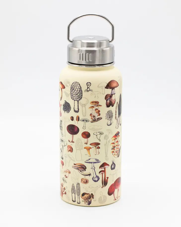 Mushrooms 32oz. Steel Bottle