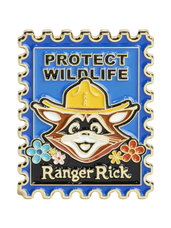 Ranger Rick Postage Stamp Pin