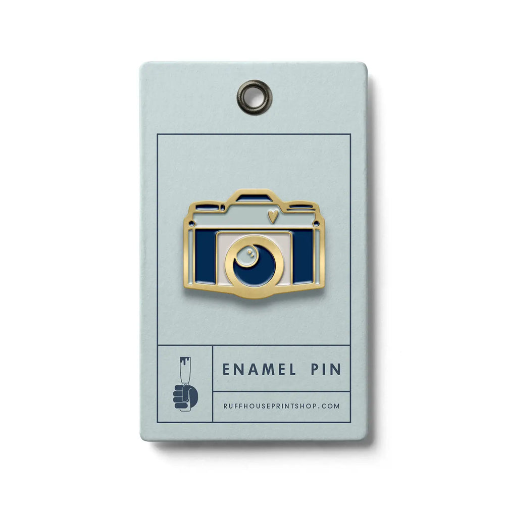 Camera Enamel Pin