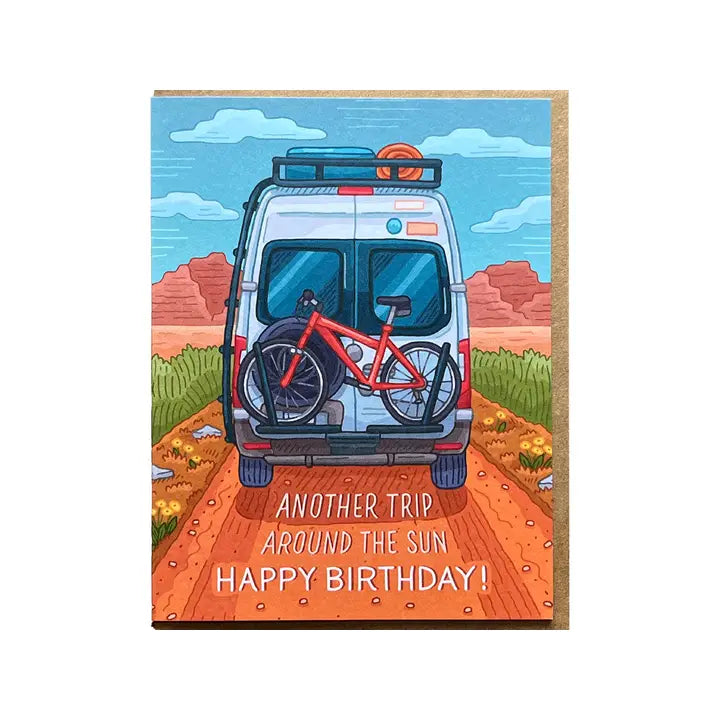 Birthday Van Trip Card