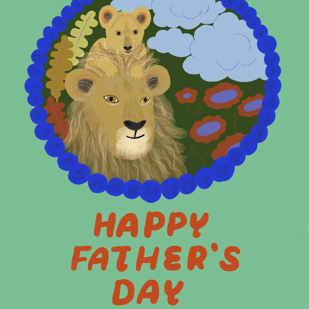 Father’s Day Lions Card