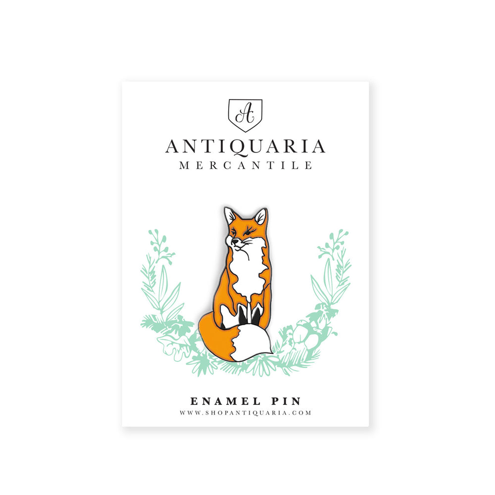 Fox Enamel Pin