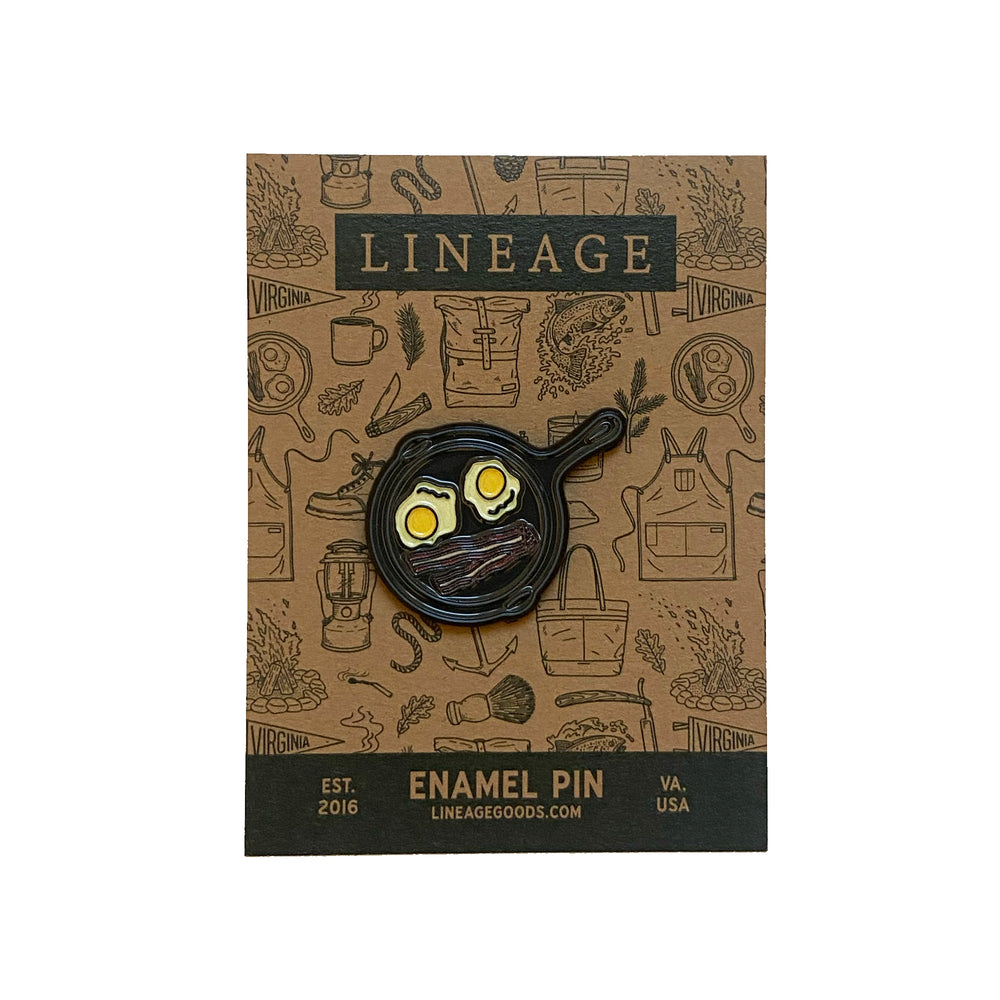 Cast Iron Skillet Enamel Pin