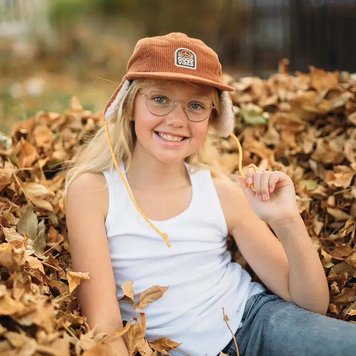 Good Vibes Sherpa Hat (Baby/Kids)