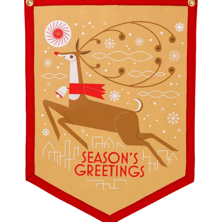 Seasons Greetings Camp Flag