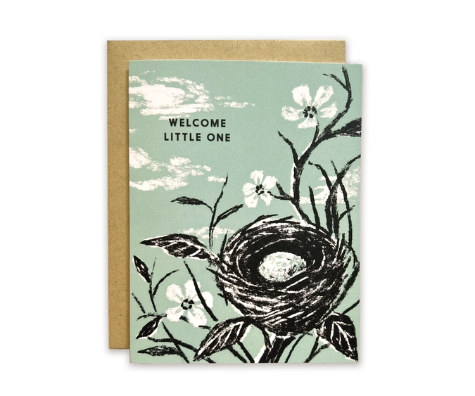 Welcome Little One Nest Card