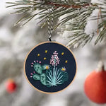 Embroidered Christmas Ornament Kit