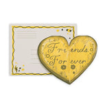 Friends Forever Heart Die Cut Card