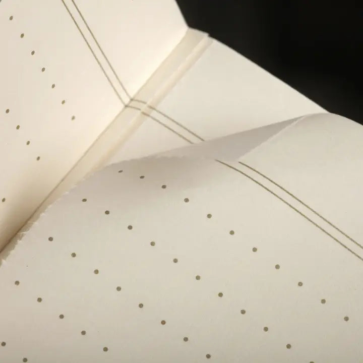 Vintage Dot Ruled Memo Book