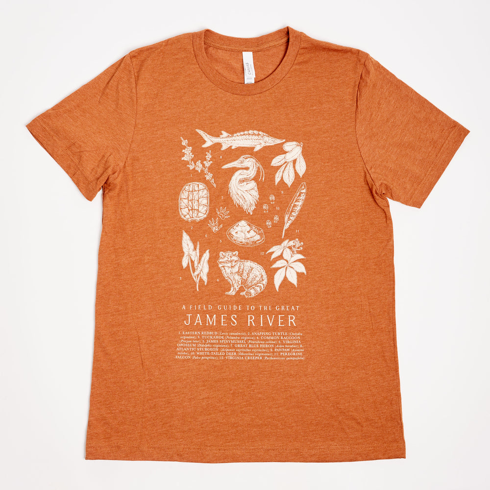 James River Field Guide T-shirt - Autumn