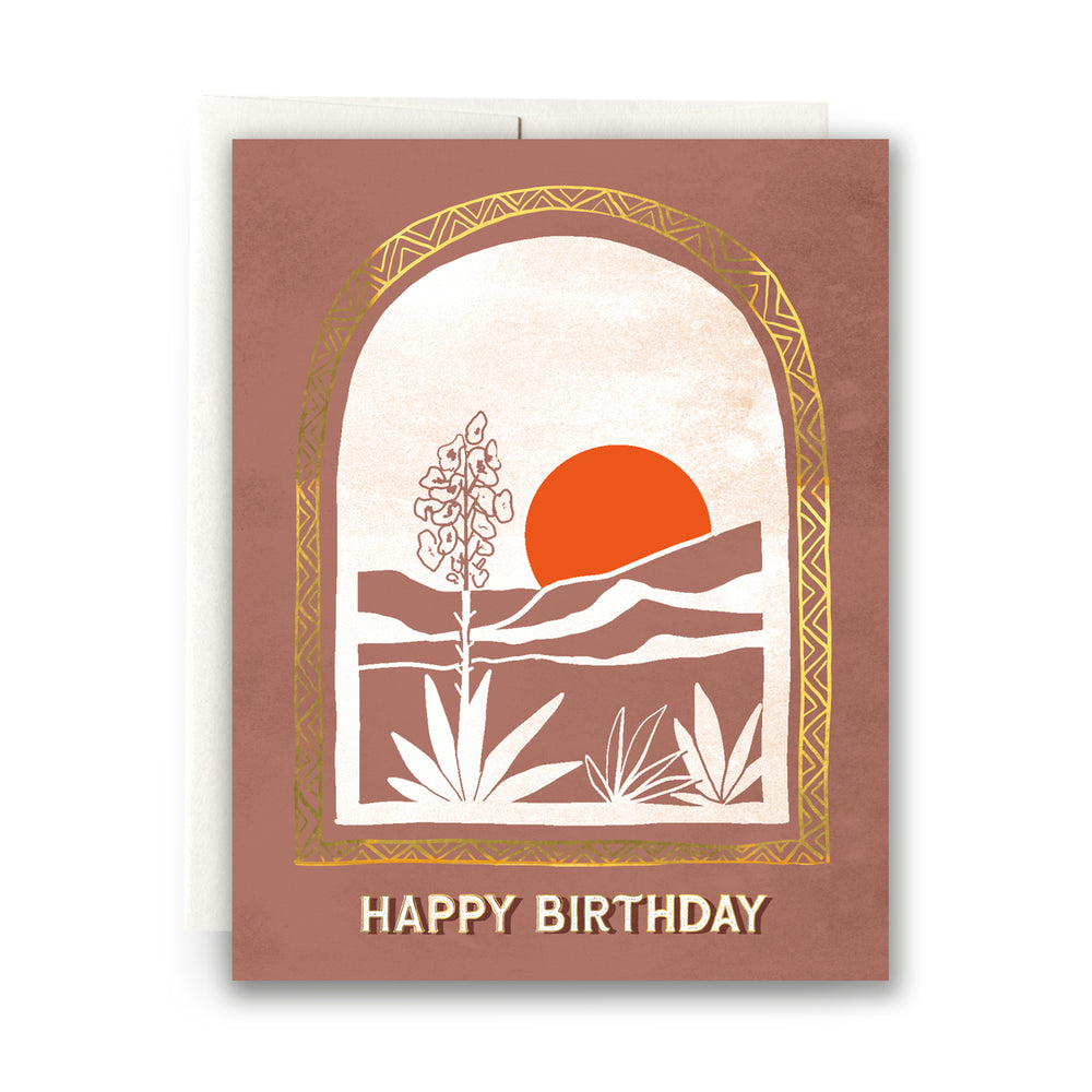 Desert Vista Birthday Card