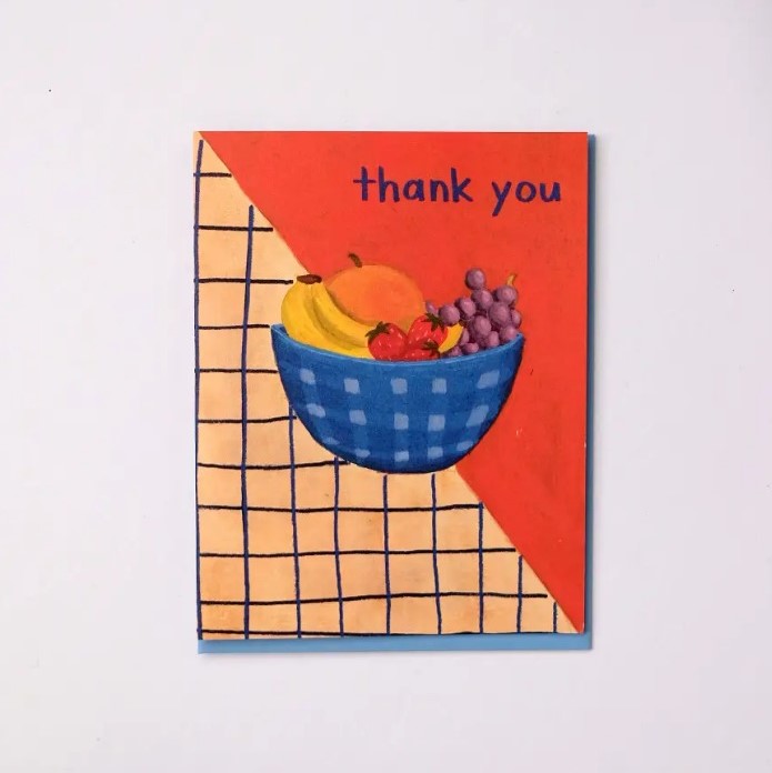 Fruit Bowl Thank You Card