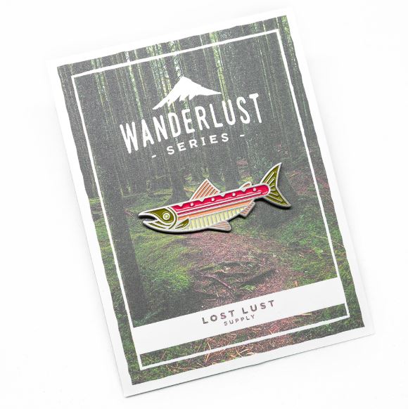 Sockeye Salmon Pin